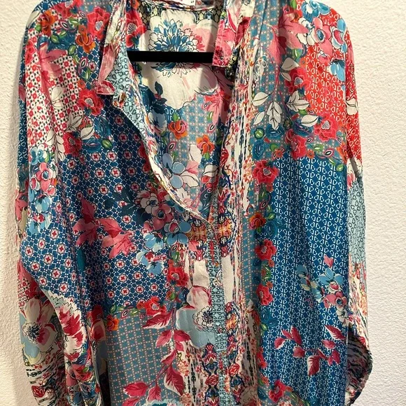 Johnny Was Lubello Reese Button Down. Small - Picture 2 of 5